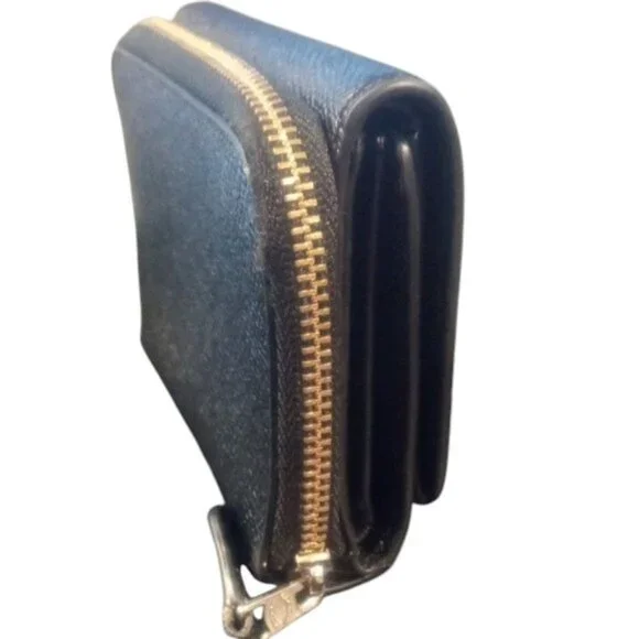 Coach Small Compact Tri-Fold Wallet Midnight | GUC - Picture 3 of 8